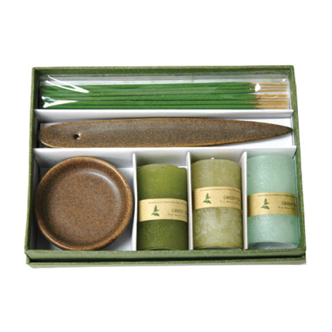 Candle Gift Set-Green Tea
