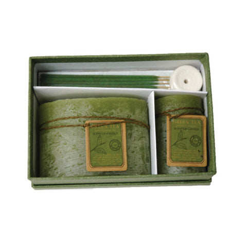 Candle Gift Set-Green Tea