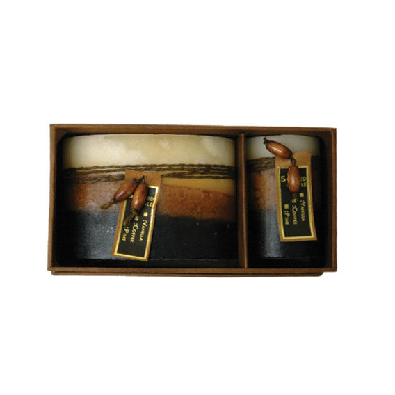 Candle Gift Set-Vanilla, Coffee